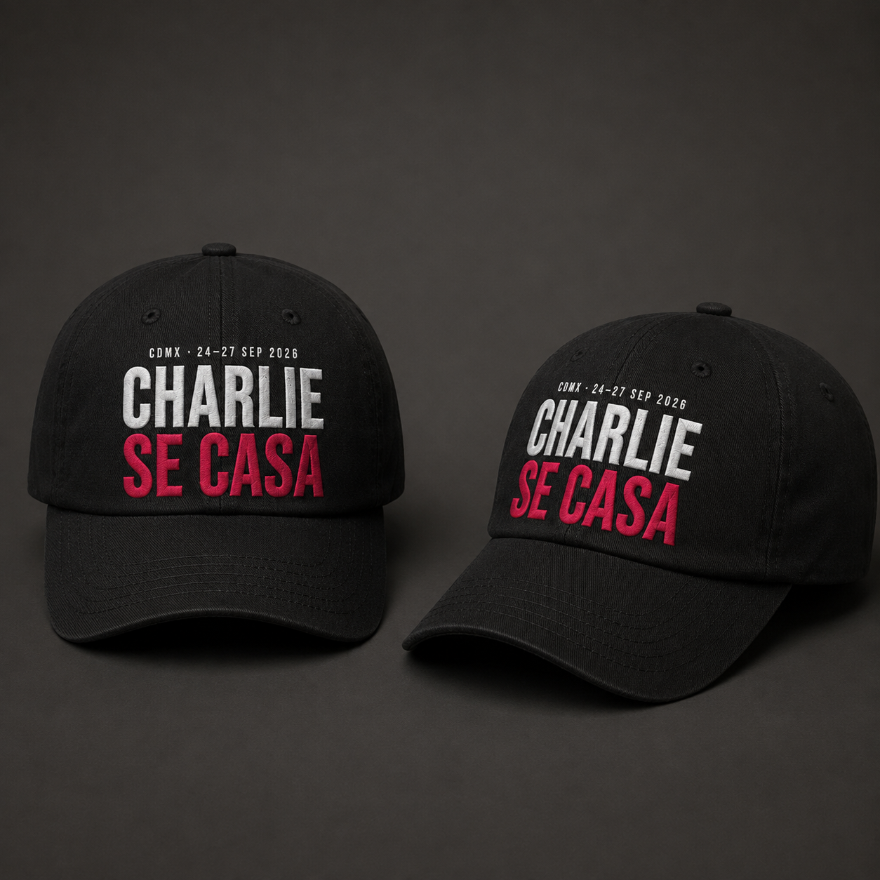 Gorra oficial Charlie se casa, producto